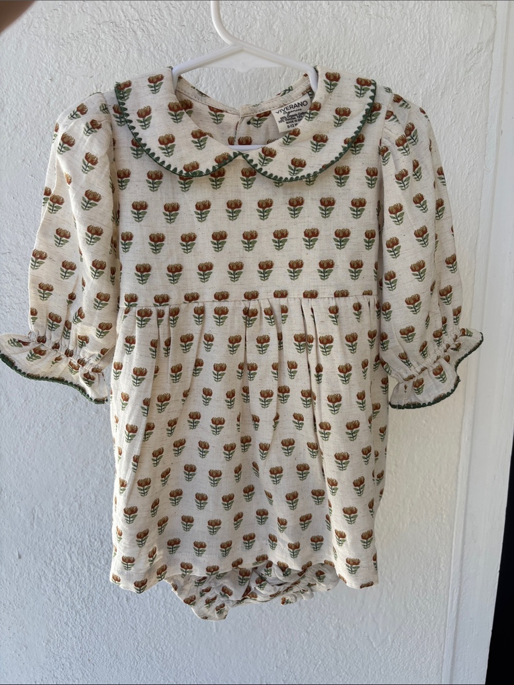 Viverano Organics Dress + Bloomers (6-12 Months)